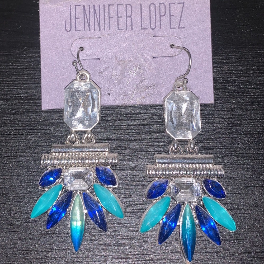 JLO Blue Diamond Earrings